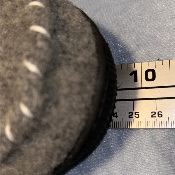 GAA HUU WOOL LOOK Polyester Lined Slippers Size 7/8 Rubber Soles - Picture 13 of 15